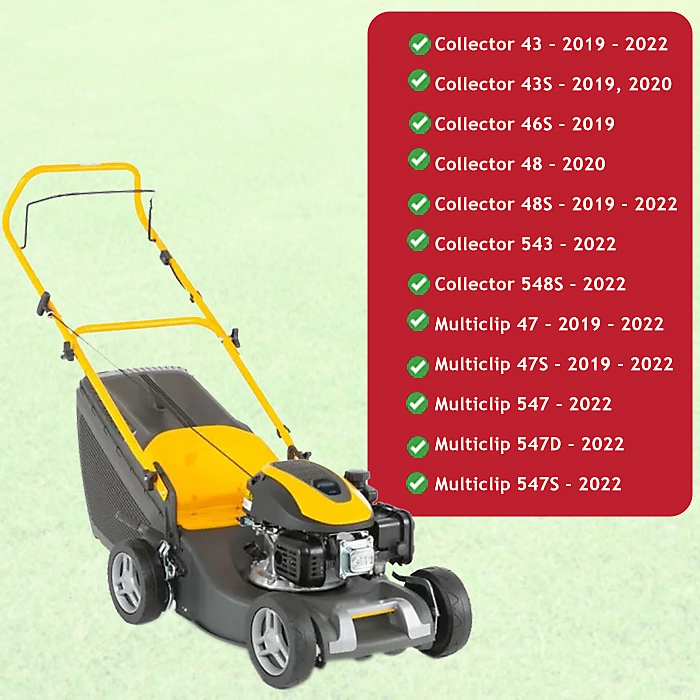 SPARES2GO Carburettor for Stiga Collector 43 43S 46S 48 48S Multiclip 47 47S 547 547D Lawnmower Engine