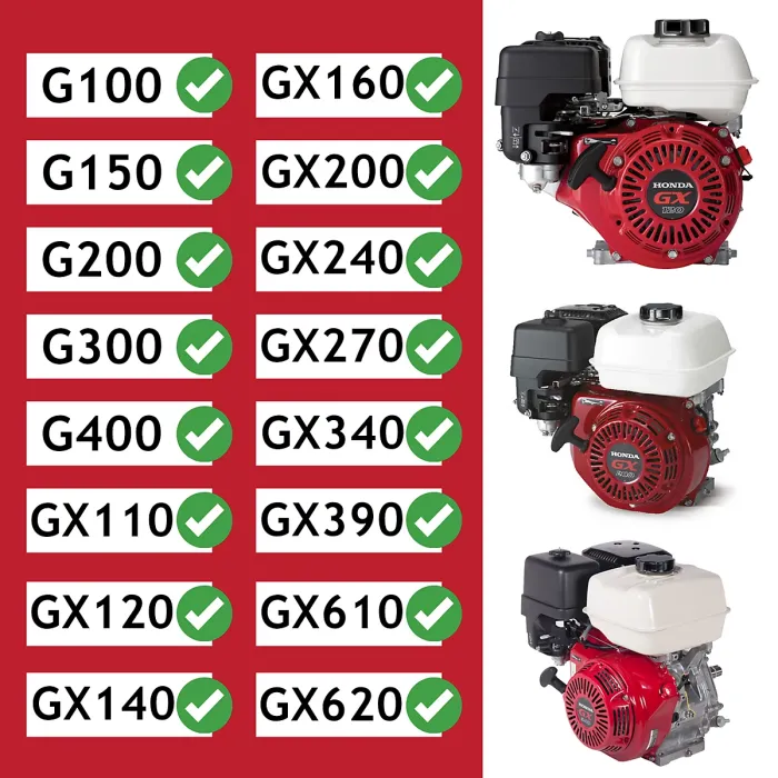 SPARES2GO Fuel Tank Cap for Honda Engine G300 G400 GX120 GX160 GX200 GX240 GX270 GX340 GX390