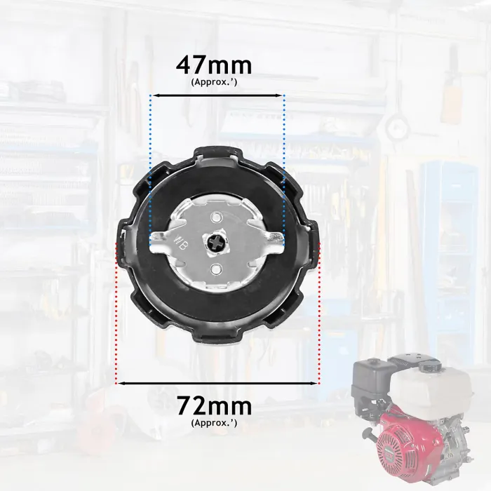 SPARES2GO Fuel Tank Cap for Honda Engine G300 G400 GX120 GX160 GX200 GX240 GX270 GX340 GX390