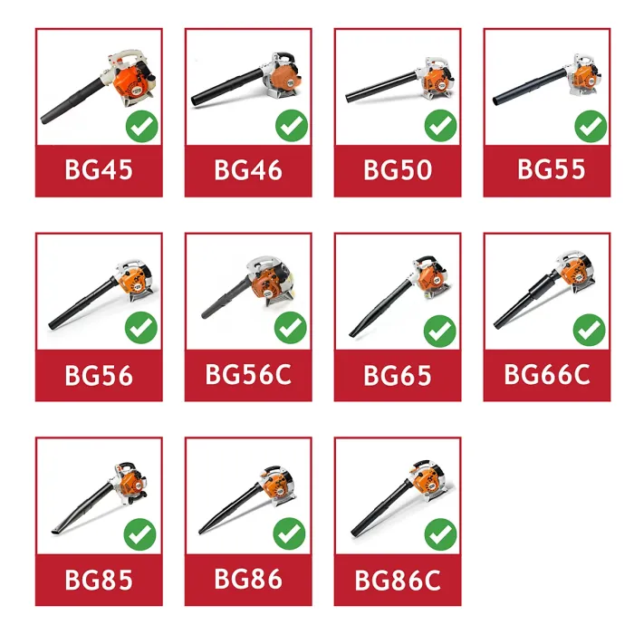 SPARES2GO Fuel Filler Cap for Stihl BG45 BG46 BG50 BG55 BG56 SH55 SH56 SH85 SH86 Leaf Blower