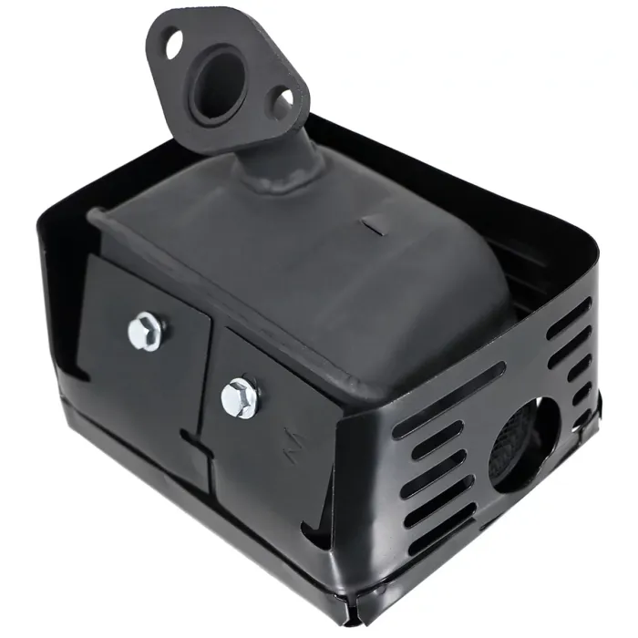 SPARES2GO Exhaust Muffler for Honda GX110 GX120 GX140 GX160 GX200 Silencer Guard Cover