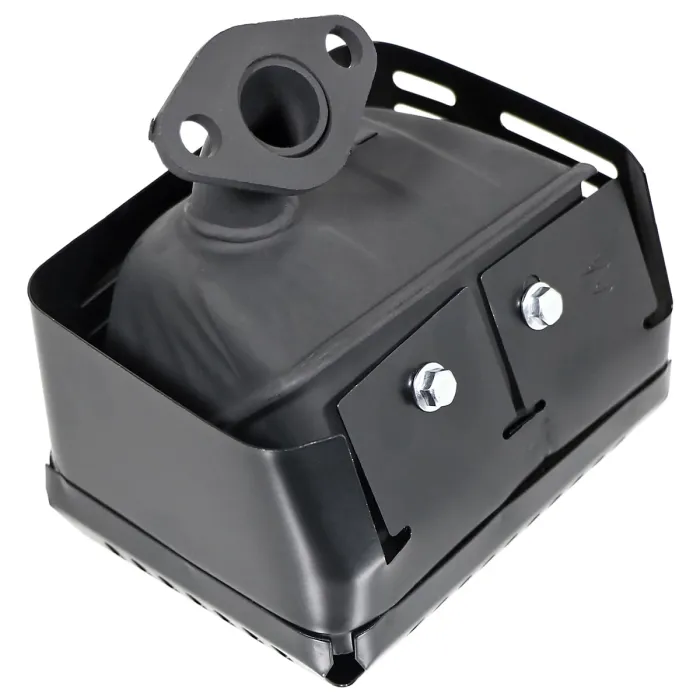 SPARES2GO Exhaust Muffler for Honda GX110 GX120 GX140 GX160 GX200 Silencer Guard Cover