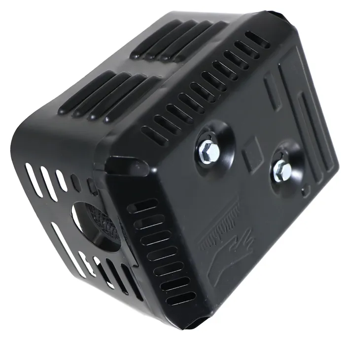 SPARES2GO Exhaust Muffler for Honda GX110 GX120 GX140 GX160 GX200 Silencer Guard Cover