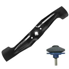 SPARES2GO Blade for Honda HRX537C HME HXE TD Lawnmower 21" 53cm Lower Cutter + Sharpener