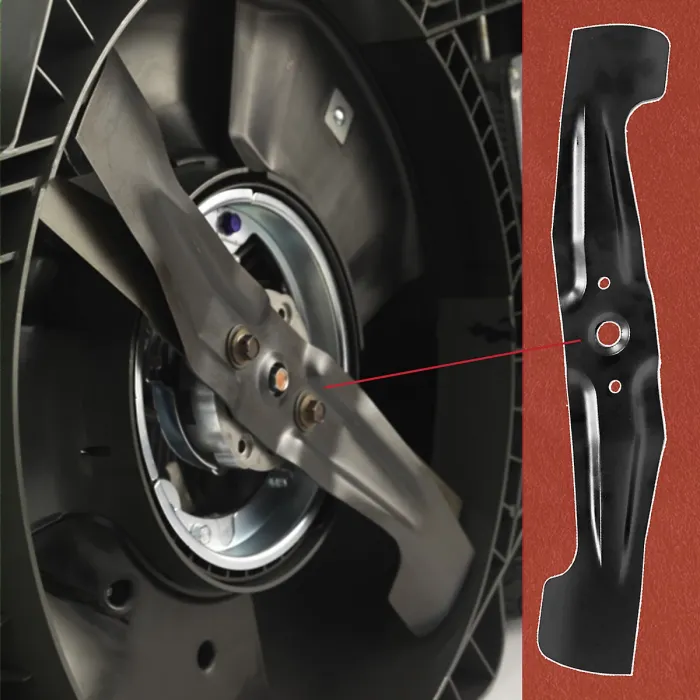 SPARES2GO Blade for Honda HRX537C HME HXE TD Lawnmower 21" 53cm Lower Cutter + Sharpener