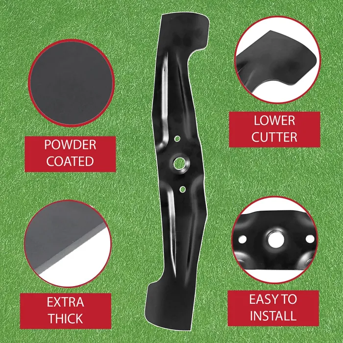 SPARES2GO Blade for Honda HRX537C HME HXE TD Lawnmower 21" 53cm Lower Cutter + Sharpener