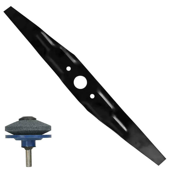 SPARES2GO Blade for Honda HRG536C7 HRX537C Lawnmower 21" 53cm Upper Cutter + Sharpener