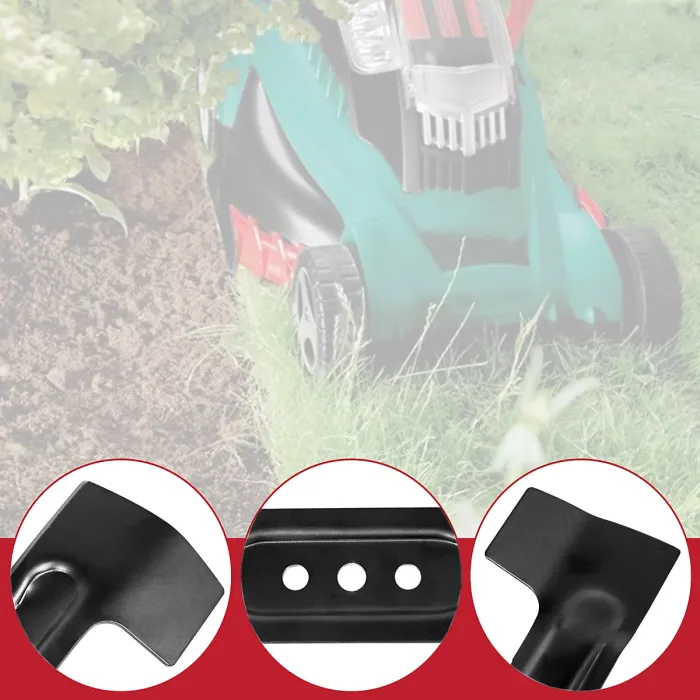 SPARES2GO Metal Blade for Bosch Rotak 36Li 37Li 370Li Lawnmower 37cm 370mm