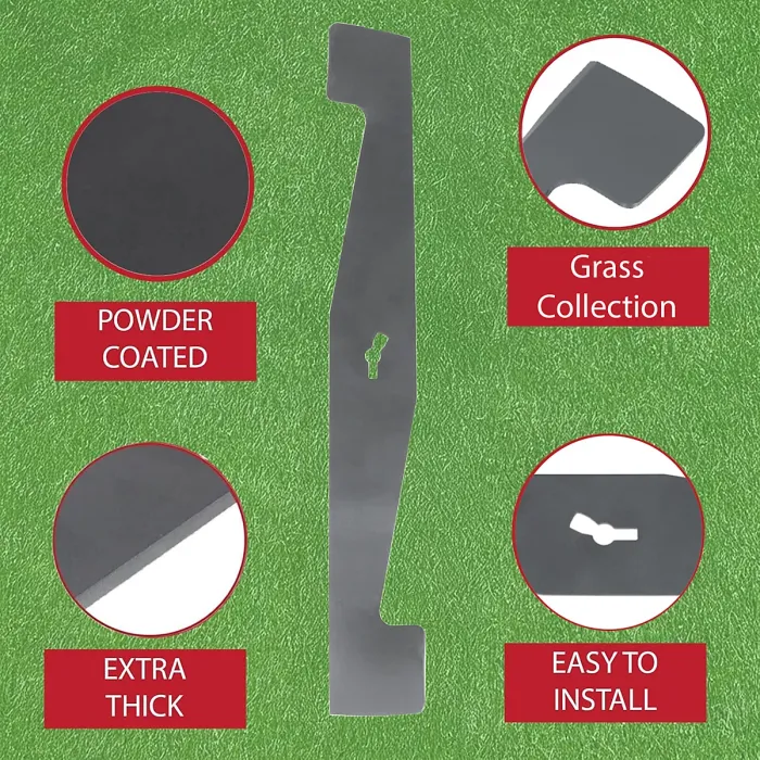 SPARES2GO Rotary Blade for Spear & Jackson S1637ER S1637ER2 37cm Lawnmower