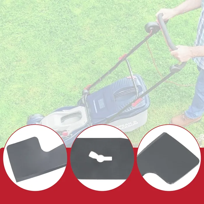 SPARES2GO Rotary Blade for Spear & Jackson S1637ER S1637ER2 37cm Lawnmower + Sharpener