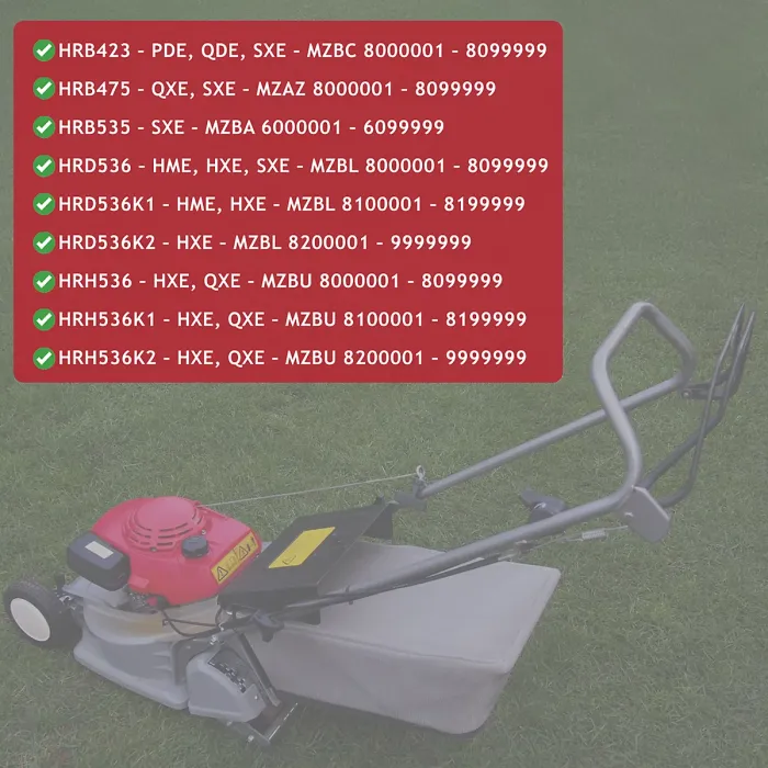 SPARES2GO Fuel Tank Cap for Honda Lawnmower Engine HRB423 HRB475 HRB535 HRD536 HRH536