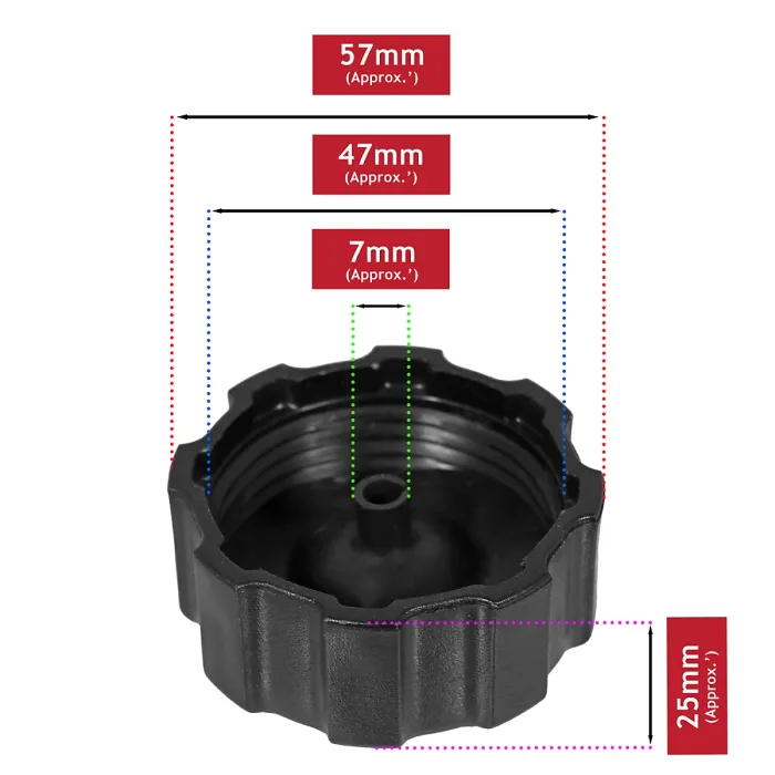 SPARES2GO Fuel Tank Cap for Honda Engine GXV120 GXV140 GXV160 GXV340A2 GXV340K1 GXV390