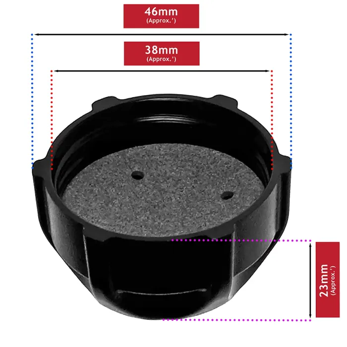 SPARES2GO Fuel Tank Cap for Briggs & Stratton Lawnmower Classic Sprint Quattro Engine