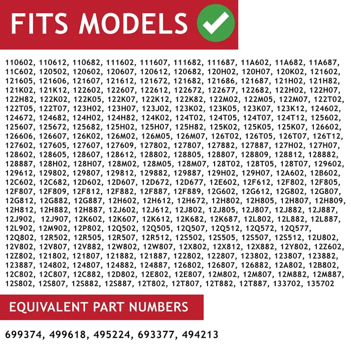 SPARES2GO Fuel Tank for Briggs & Stratton 110600 111600 11A600 699374 499618 495224