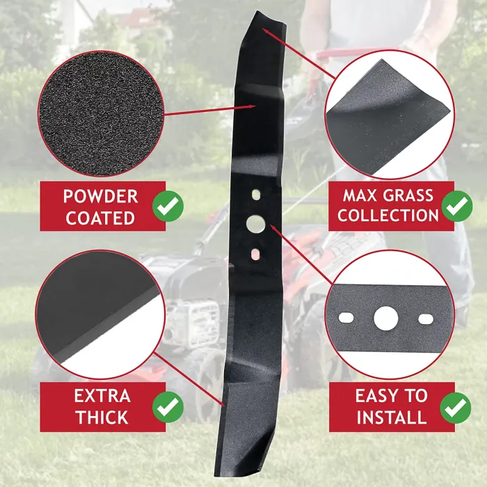 SPARES2GO Blade for Al-ko 51 520 520BR 520BRE 520HW 5200 5210HPD 5210HW Lawnmower 20"