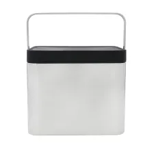 MasterClass Stainless Steel Compost Bin with Antimicrobial Lid