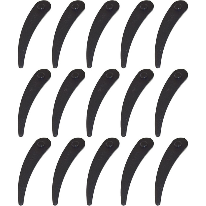 Bosch ART26-18Li Compatible Plastic Strimmer Trimmer Blades Pack of 15 by Ufixt