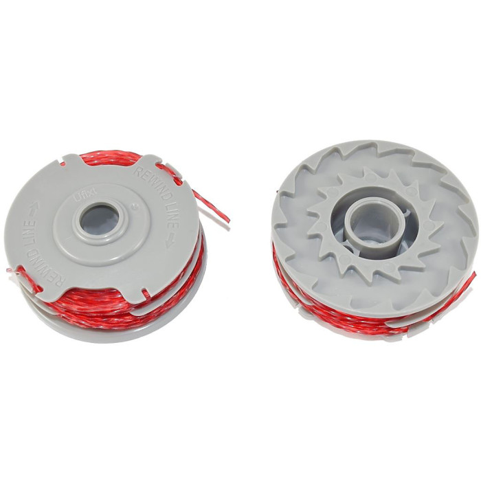 2 x Trimmer Strimmer Spool & Line Double Autofeed Compatible With Flymo FLY021 by Ufixt