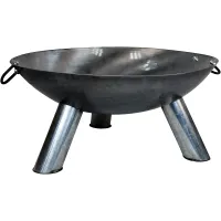 simpa Wok Style Garden Fire Pit Bowl 75cm Diameter