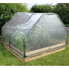 1m Square Cloche Raised Bed Insect Net Cover