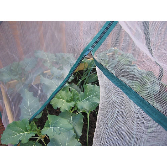 1m Square Cloche Raised Bed Insect Net Cover