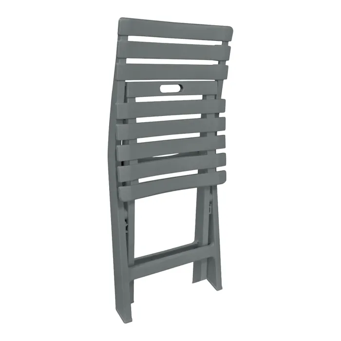 Bonau Grey Plastic 2 seater Dining set