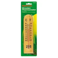 SupaGarden Wooden Thermometer Brown (30cm)