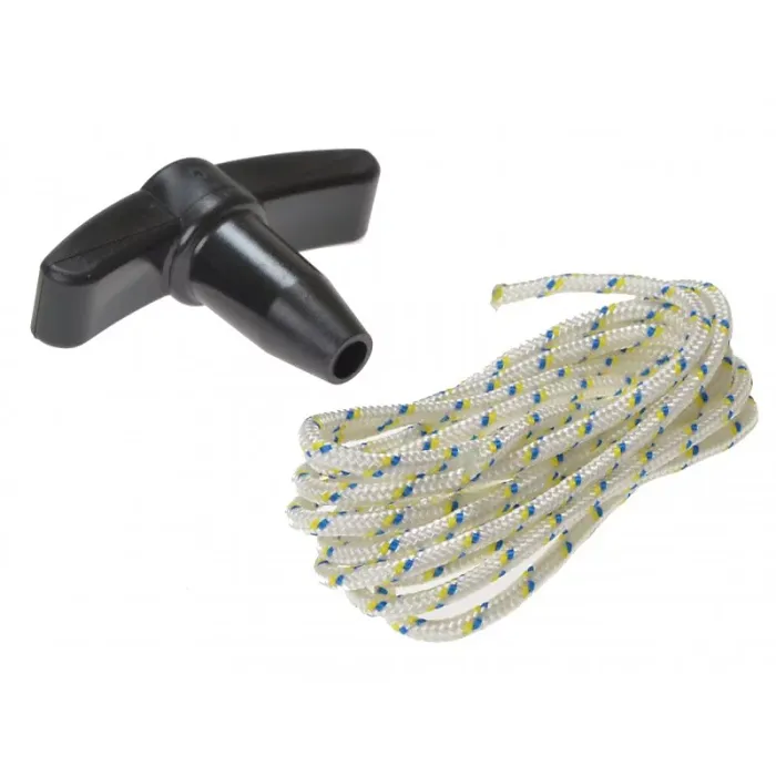 ALM GP033 Pulley Handle & Rope White/Black (2m x 3.5mm)