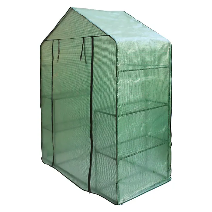 Taylor & Brown Heavy Duty Replacement Greenhouse Cover, Reinforced White PE for WalkIn Growhouse (143x73x195cm, Green)