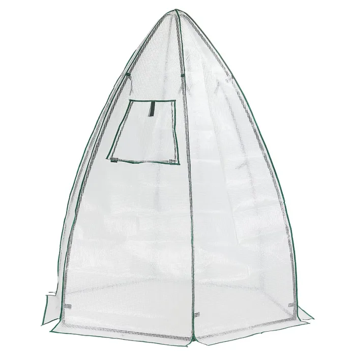 Taylor & Brown Portable Greenhouse Tent with Weatherproof PE Cover, Window & RollUp Door for Vegetables, Flowers, Herbs