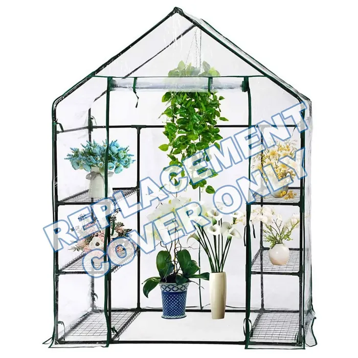 Taylor & Brown Clear PVC Cover for WalkIn Greenhouse, 143x73x195cm, Replacement Spare for Plant/Grow Houses, Cold Frames