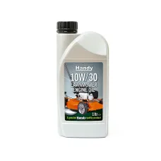 The Handy 1 Litre 10W/30 Lawnmower Engine Oil - Grey