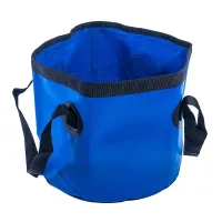 PitBull 11 Litre Folding Plumbers Bucket Collapsible Blue