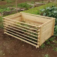 Primrose Outdoor Easy Load Wooden Compost Bin Extra Large 897 Litres