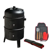 KCT Outdoor Upright BBQ Smoker With Tool Set