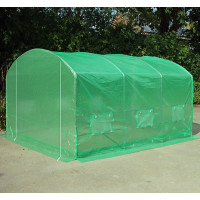 4m x 3.5m (13' x 11.5' approx) Pro Max Green Poly Tunnel