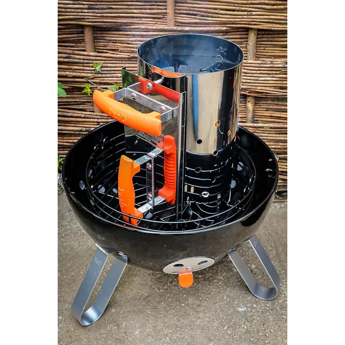 ProQ Charcoal Chimeny Starter, Stainless Steel Fire Starter for Coal & Barbecue Charcoal Briquettes