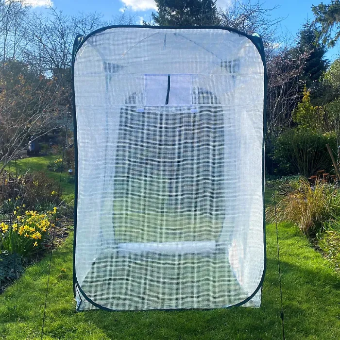 GardenSkill Pop-Up Walk In Greenhouse Tomato Grow House Poly Plant Cover 1.25m x 1.85m H