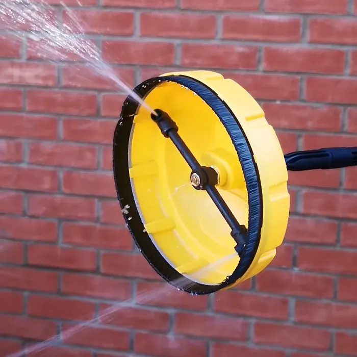 TOUGH MASTER Patio Cleaner with Dual Washers & 360 Degree Brush (NOT compatible with Karcher)