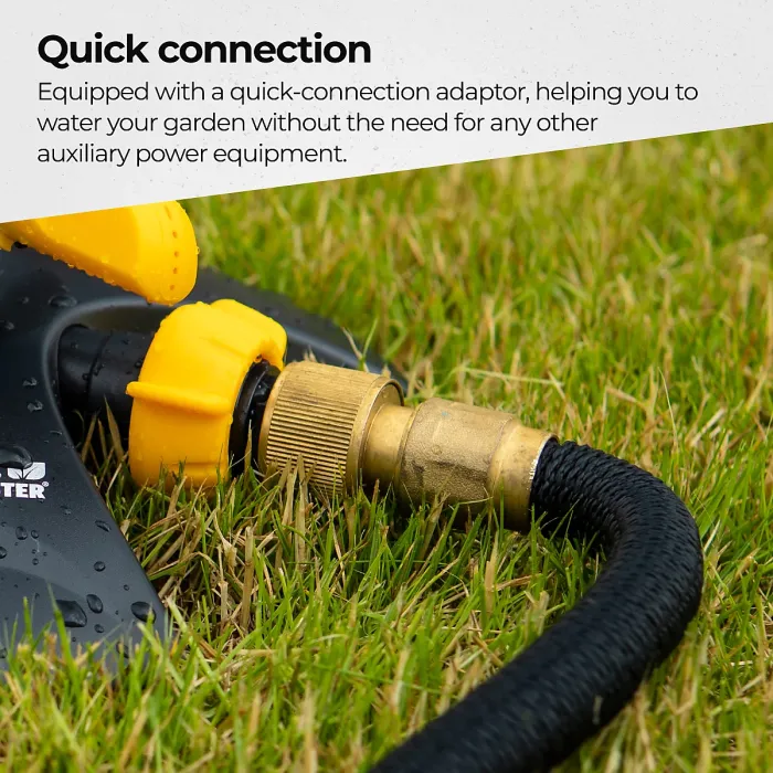 TOUGH MASTER Revolving 3 arm sprinkler 360 degree 3-arm grass lawn automatic watering sprinklers