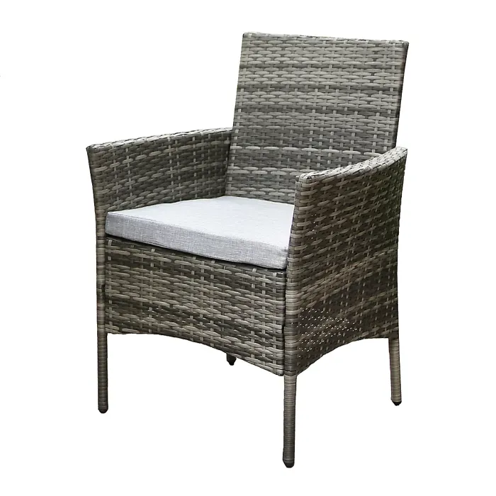 Valencia Rattan 4 Seater Bistro Dining Garden Set - Grey