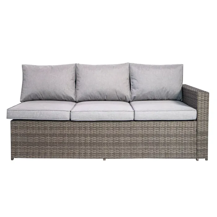 Venice Rattan 8 Seater Corner Set with High Table for Garden Patio