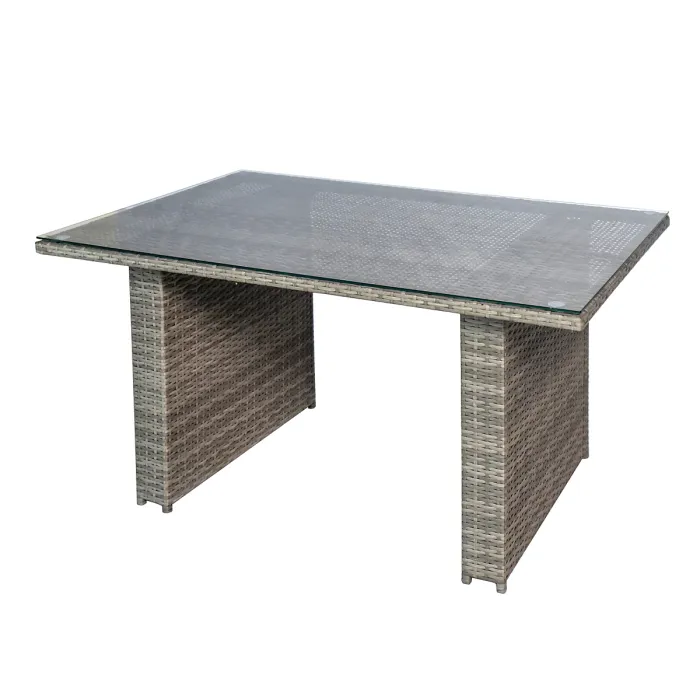 Venice Rattan 8 Seater Corner Set with High Table for Garden Patio