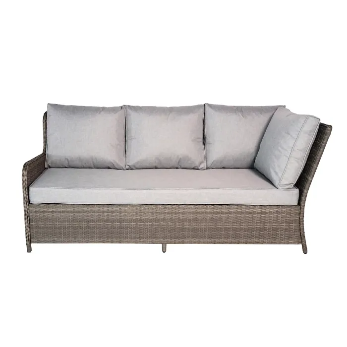 Verona Rattan 7 Seater Corner Set with Adjustable Table for Garden Patio