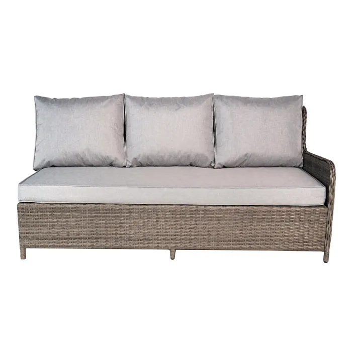 Verona Rattan 7 Seater Corner Set with Adjustable Table for Garden Patio