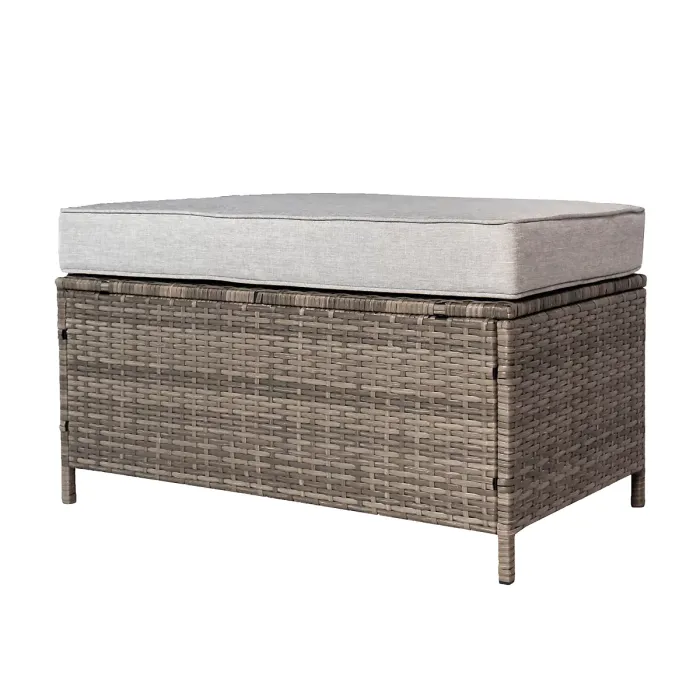 Verona Rattan 7 Seater Corner Set with Adjustable Table for Garden Patio