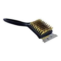 20cm 2in1 BBQ Brush And Heavy Duty Scraper Barbecue Cleaner Tools