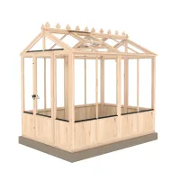 Shire Holkham 8x6 Wooden Apex Greenhouse