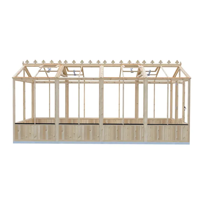 Shire Holkham 16x6 Wooden Apex Greenhouse