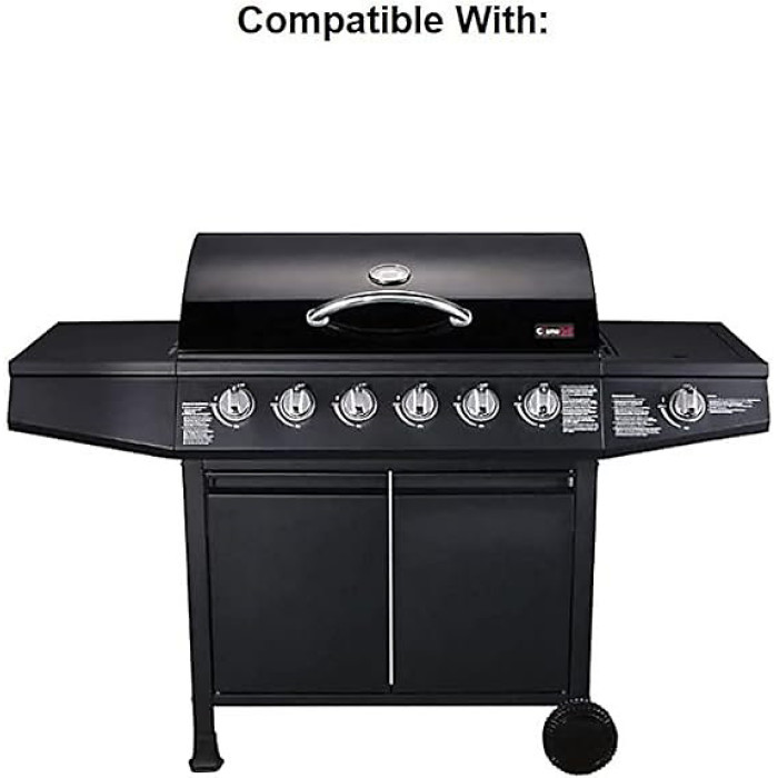 CosmoGrill Cast Iron Grate Set for Original 6+1 Gas Barbecues 33cm(L) x 21cm x 2(W)